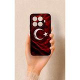 Vip Case Mi 15T PRO Uyumlu Kurt Türk Bayrağı Desenli Silikon Kılıf, Siyah