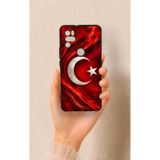 Vip Case Omix X300 Uyumlu Türk Bayrağı Desenli Silikon Kılıf, Siyah