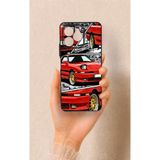 Vip Case Omix X6 Uyumlu Kırmızı Supra Desenli Silikon Kılıf