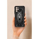 Vip Case Omix X700 Uyumlu Etnik Kurt Desenli Silikon Kılıf, Siyah