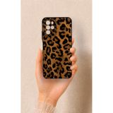 Vip Case Omix X700 Uyumlu Koyu Leopar Deri Desenli Silikon Kılıf
