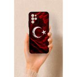 Vip Case Omix X700 Uyumlu Kurt Türk Bayrağı Desenli Silikon Kılıf, Siyah