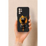 Vip Case Omix X700 Uyumlu Mısırlı Kedi Tanrısı Desenli Silikon Kılıf, Siyah