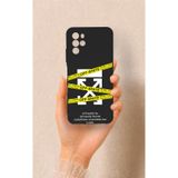 Vip Case Omix X700 Uyumlu Off White Desenli Silikon Kılıf, Siyah