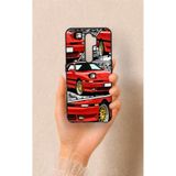 Vip Case Oppo A5 2020 ile Uyumlu Kırmızı Supra Desenli Silikon Kılıf