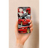 Vip Case Oppo A60 Uyumlu Kırmızı Supra Desenli Silikon Kılıf