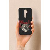 Vip Case Oppo A9 2020 ile Uyumlu Rhude Desenli Silikon Kılıf, Siyah