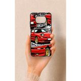 Vip Case Poco X3 Uyumlu Kırmızı Supra Desenli Silikon Kılıf