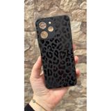 Vip Case POCO X5 PRO ile Uyumlu Leopar Desenli Silikon Darbe Emici Rubber Kılıf, Siyah
