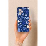 Vip Case Poco X5 Pro Uyumlu Deniz Kabuğu Desenli Silikon Kılıf, Lacivert