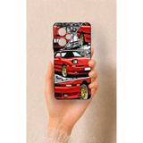 Vip Case Poco X5 Pro Uyumlu Kırmızı Supra Desenli Silikon Kılıf