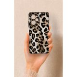 Vip Case Poco X5 Pro Uyumlu Leopar Derisi Desenli Silikon Kılıf, Siyah