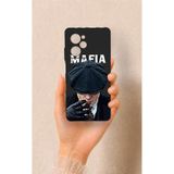 Vip Case Poco X5 Pro Uyumlu MAFIA Desenli Silikon Kılıf, Siyah