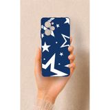 Vip Case Poco X5 Pro Uyumlu Mega Star Desenli Silikon Kılıf, Lacivert