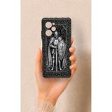 Vip Case Poco X5 Pro Uyumlu Şövalye Desenli Silikon Kılıf, Siyah