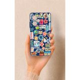 Vip Case Poco X5 Pro Uyumlu Summer Vibes Desenli Silikon Kılıf, Lacivert