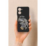 Vip Case Realme 10 Uyumlu Self Made Desenli Silikon Kılıf, Siyah