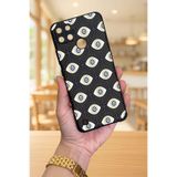 Vip Case Realme C21Y ve C25Y ile Uyumlu, Evil Eye Desenli, Silikon, Darbe Emici, Siyah Kılıf