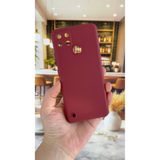 Vip Case Realme C21Y ve C25Y Uyumlu Silikon Darbe Emici Rubber Kılıf, Bordo