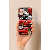 Vip Case Realme C53 Uyumlu Kırmızı Supra Desenli Silikon Kılıf