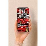 Vip Case Redmi 15 5G Uyumlu Kırmızı Supra Desenli Silikon Kılıf