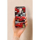 Vip Case Redmi 9 Uyumlu Kırmızı Supra Desenli Silikon Kılıf