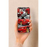 Vip Case Redmi Note 10-10S Uyumlu Kırmızı Supra Desenli Silikon Kılıf