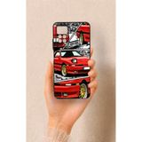 Vip Case Redmi Note 11 Pro 4G ile Uyumlu Kırmızı Supra Desenli Silikon Kılıf