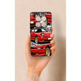 Vip Case Redmi Note 14 Pro 5G ile Uyumlu Kırmızı Supra Desenli Silikon Kılıf