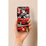 Vip Case Reeder S19 Max Pro S Uyumlu Kırmızı Supra Desenli Silikon Kılıf