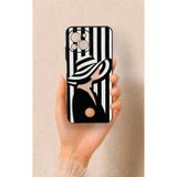 Vip Case Reeder S23 Pro Max Uyumlu Madam Marica Desenli Silikon Kılıf, Siyah