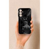 Vip Case Samsung A25 Uyumlu Icarus Desenli Silikon Kılıf, Siyah
