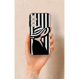 Vip Case Samsung A25 Uyumlu Madam Marica Desenli Silikon Kılıf, Siyah