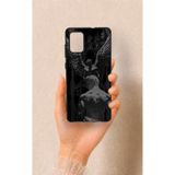 Vip Case Samsung Galaxy A71 Uyumlu Icarus Desenli Silikon Kılıf, Siyah