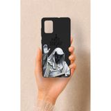 Vip Case Samsung Galaxy A71 Uyumlu Not Today Desenli Silikon Kılıf, Siyah