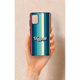 Vip Case Samsung Galaxy A71 Uyumlu Vintage Desenli Silikon Kılıf, Çok Renkli