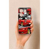 Vip Case Tecno Camon 20 Pro 5G Uyumlu Kırmızı Supra Desenli Silikon Kılıf