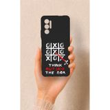 Vip Case Tecno Pova 3 Uyumlu Out Side The Box Desenli Silikon Kılıf, Siyah