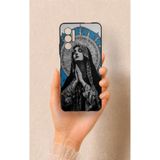 Vip Case Tecno Pova 3 Uyumlu Rahibe Desenli Silikon Kılıf, Siyah