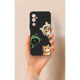 Vip Case Tecno Pova Neo 2 Uyumlu Kedi Ekibi Desenli Silikon Kılıf, Siyah