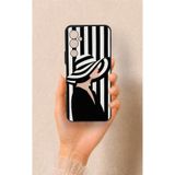 Vip Case Tecno Pova Neo 2 Uyumlu Madam Marica Desenli Silikon Kılıf, Siyah