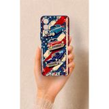 Vip Case Tecno Pova Neo 4 Uyumlu Amerikan Chevrolet Desenli Silikon Kılıf, Lacivert