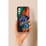Vip Case Tecno Pova Neo 4 Uyumlu Kaplan Desenli Silikon Kılıf, UV Baskı, Siyah