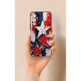 Vip Case Tecno Pova Neo 4 Uyumlu Star Flag Desenli Silikon Kılıf, Siyah