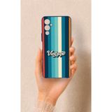 Vip Case Tecno Pova Neo 4 Uyumlu Vintage Desenli Silikon Kılıf, Lacivert