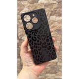 Vip Case Tecno Spark 10 PRO ile Uyumlu Leopar Desenli Silikon Darbe Emici Rubber Kılıf