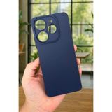Vip Case Tecno Spark 10 PRO ile Uyumlu Silikon Darbe Emici Rubber Kılıf, Lacivert