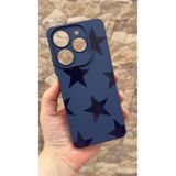 Vip Case Tecno Spark 10 PRO ile Uyumlu Star Silikon Darbe Emici Rubber Kılıf, Lacivert