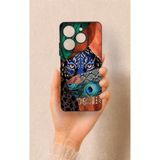 Vip Case Tecno Spark 10 Pro Uyumlu Kaplan Desenli Silikon Kılıf, UV Baskı, Siyah