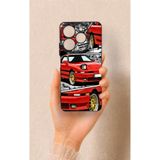 Vip Case Tecno Spark 10 Pro Uyumlu Kırmızı Supra Desenli Silikon Kılıf